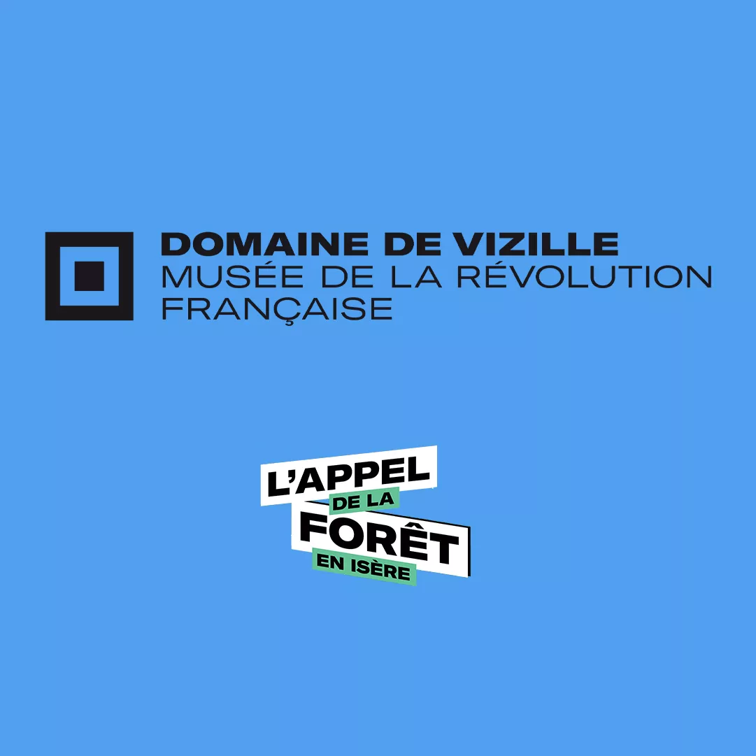 Logo du domaine de Vizille et de celui de l'appel de la forêt