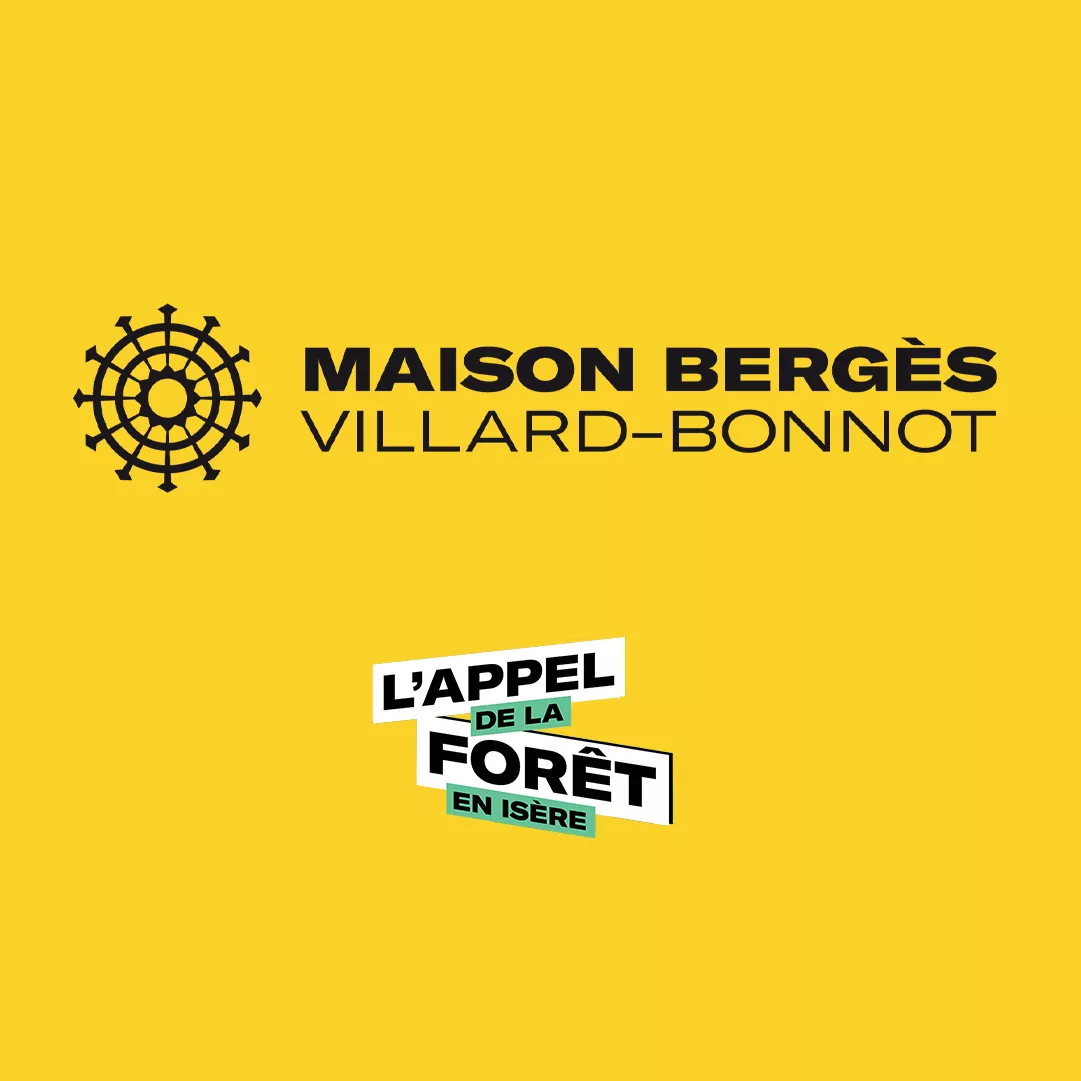 Logo de la Maison Bergès et de celui de l'appel de la forêt